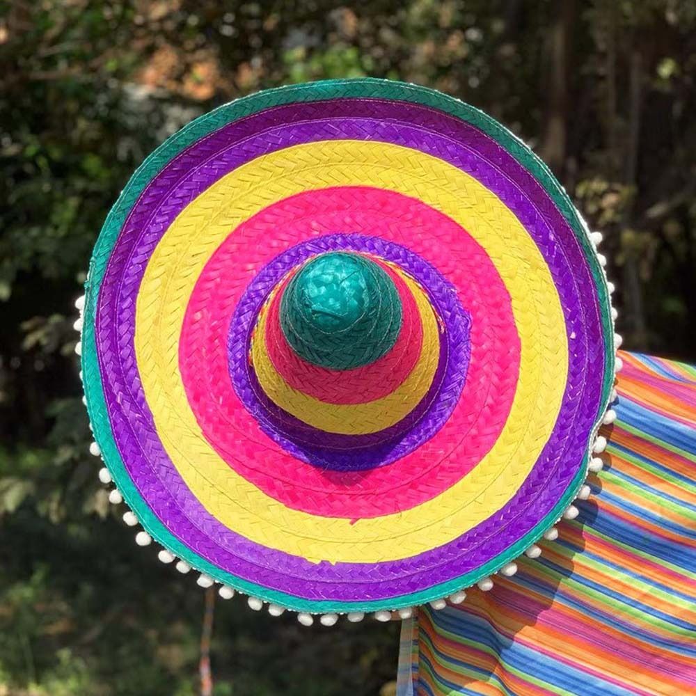 Wide Brim Mexican Party Hat Na - Bucket Hat Straw recension och pris